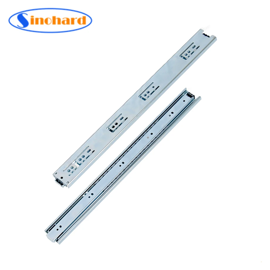 Cabinet Furniture Self Closing Drawer Slide Rail