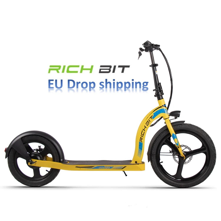 EU warehouse best selling wide tire off road 36v 10ah electric scooter with no seat for adult from China