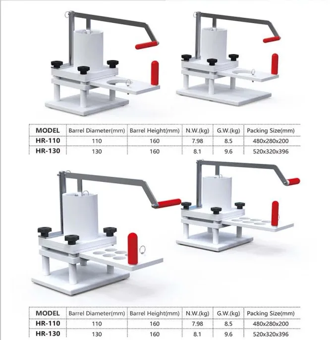110mm and 130mm Manual Hamburger Patty Forming Burger Making Machine Hamburger Patty Press