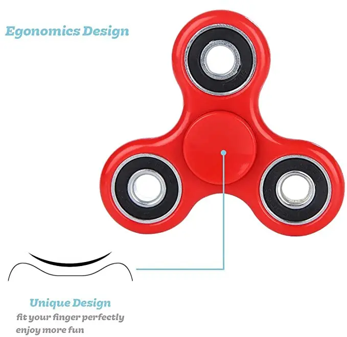 Factory Custom Fidget Finger Spinner Customize Logo Metal Bearing Decompression Cheap Fidget Toys for Autism