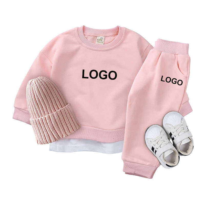 custom kids tales clothing sets solid baby clothes girls toddler girl winter clothes set