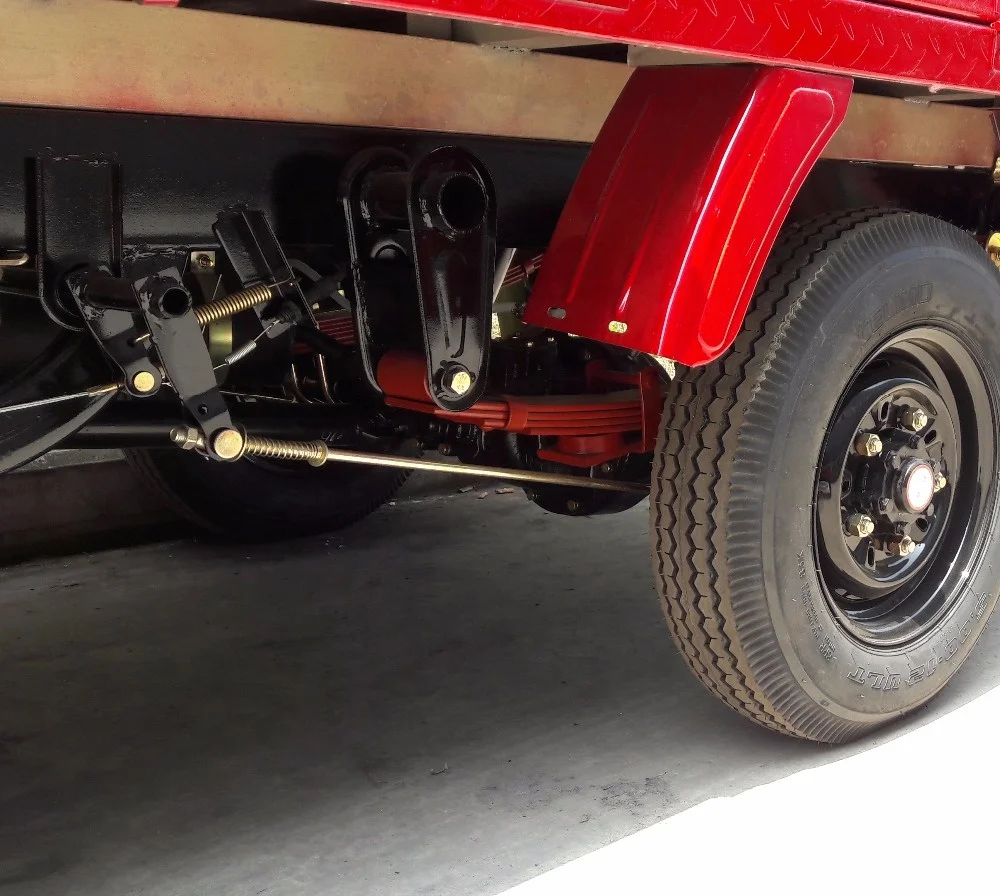 gasoline closed cabin tricycle cargo truck three wheel motorcycle with driving room