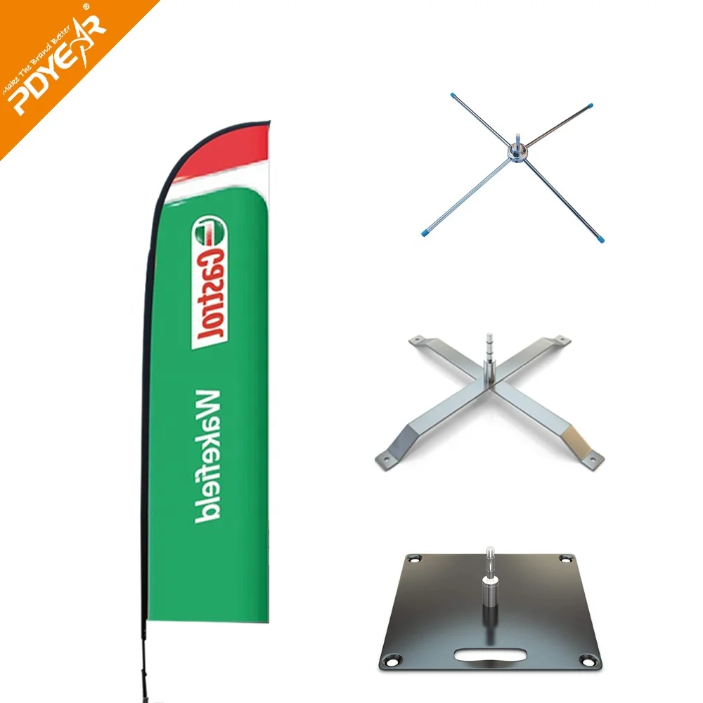 7ft 12ft 16ft Outdoor Advertising  Wind Banner  Flying Marketing Flag