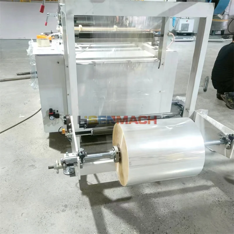 Cosmetic box cellophane packaging plastic film BOPP nylon paper cutting machine manufacturer machinery price