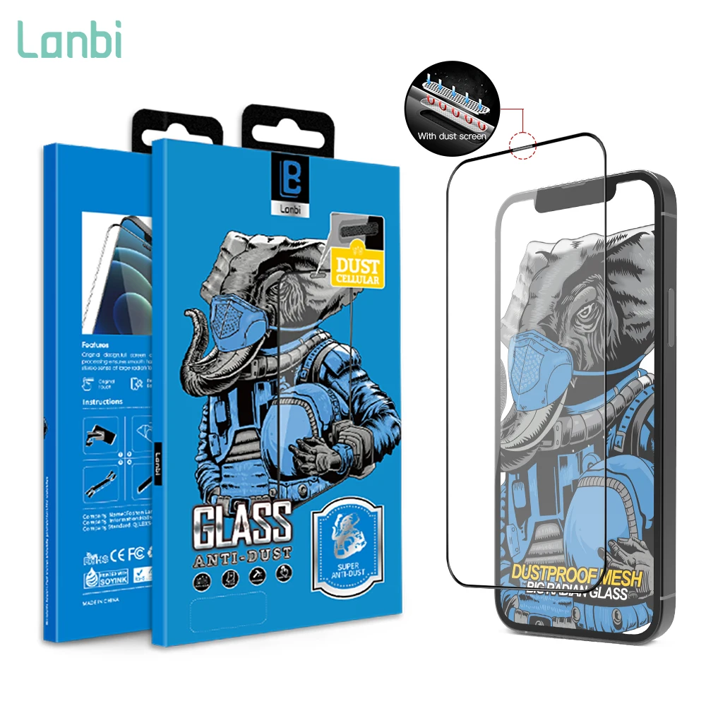 Elephant King Screen ProtectorFor Iphone 13 12 10 XR Pro Max 9H 6D 2.5D HD Tempered Glass Mobile Phone Screen Protector