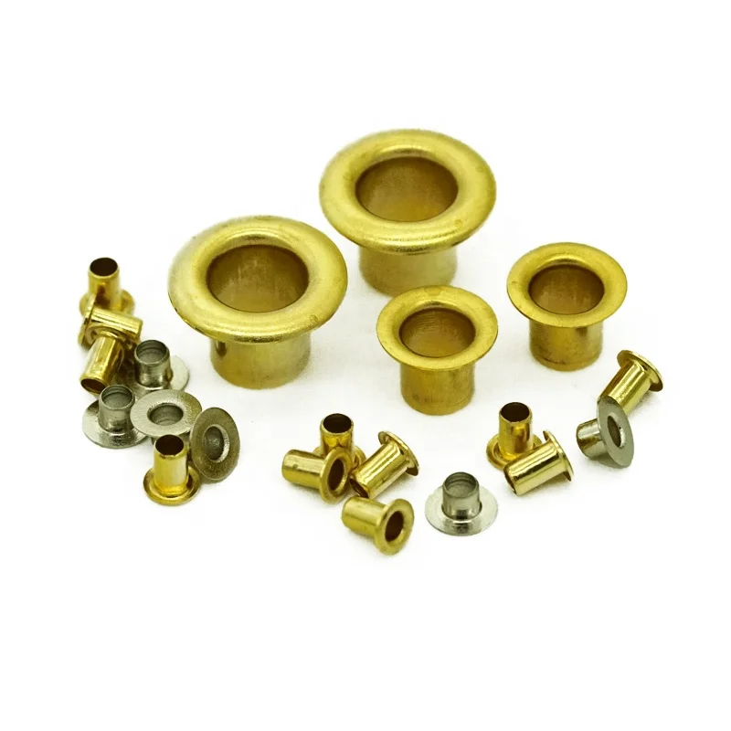 factory wholesale 1.5mm 2.3mm 3mm copper brass eyelet pcb rivet