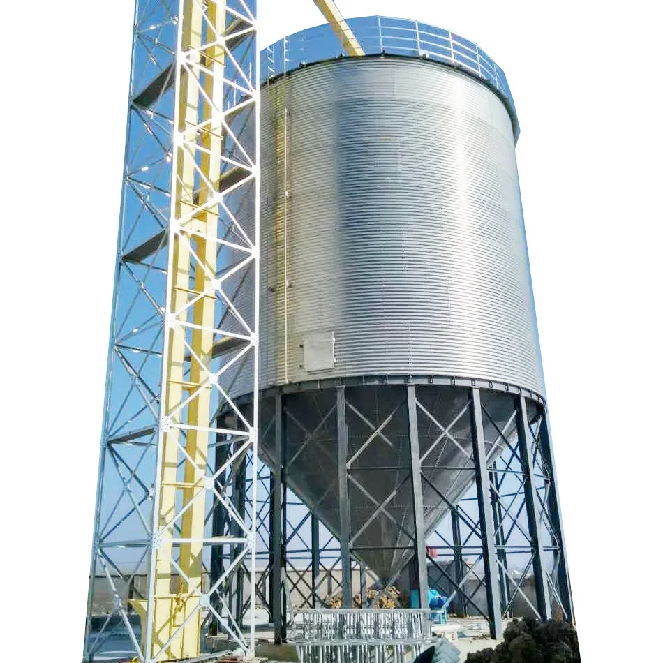 silo farm de barn silo prices cone flat bottom steel grain silo