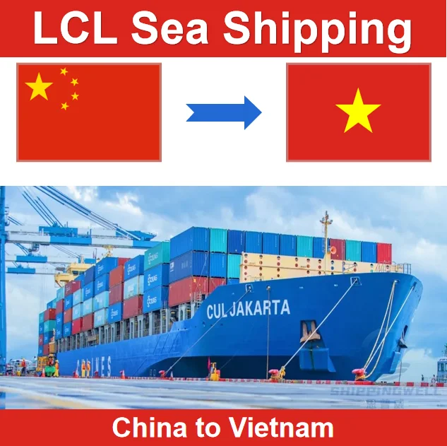 Cheap and Fast Sea Freight Shipping LCL From Shenzhen Guangzhou China to Haiphong Vietnam by Door to Door and Customs Clearance