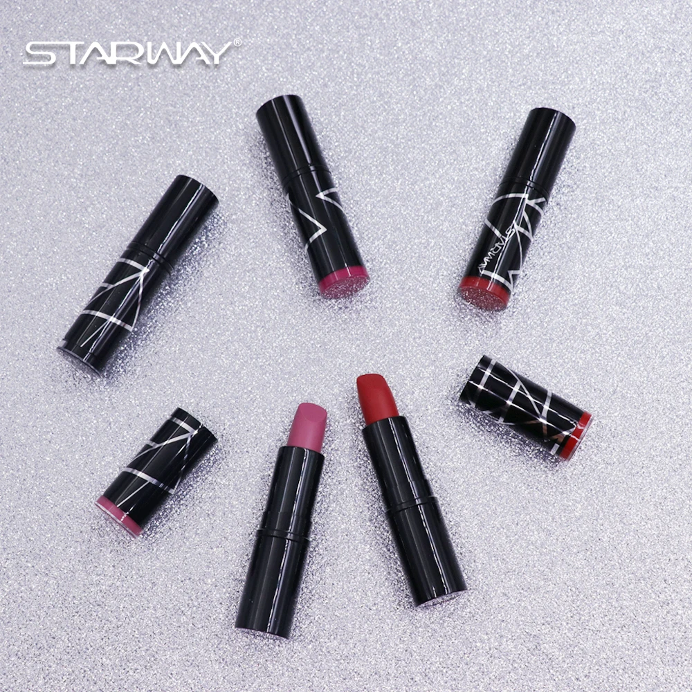 OEM Private Label Custom Long Lasting Makeup Lip no logo vegan halal velvet waterproof lipstick