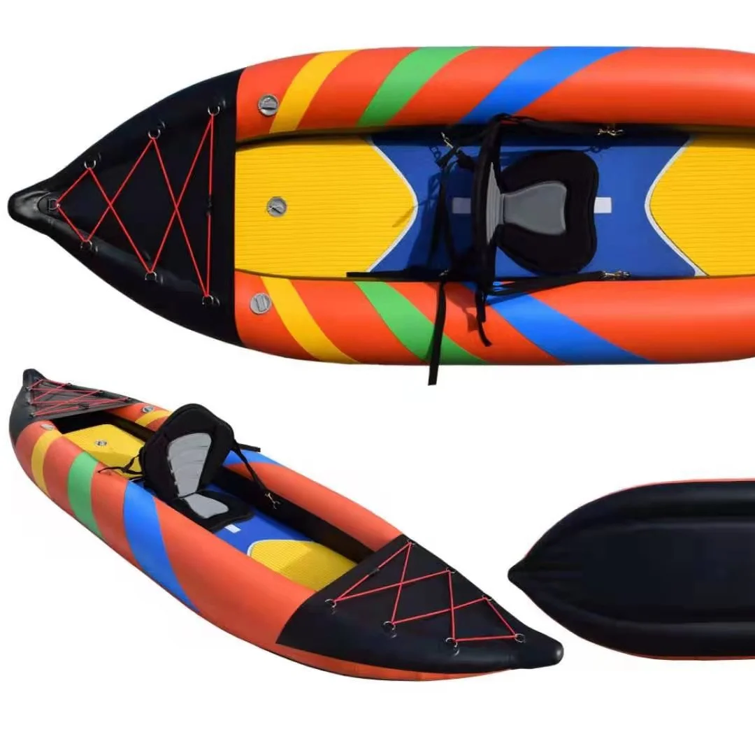 20224 Hot Selling Kayak Inflatable Boats Kayak for Fishing Inflatable Boat PVC Customized Kayak Fishing 2 Person