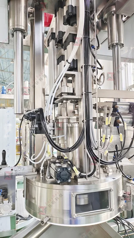 Automation 220L big drum aseptic filling machine for fruit juice single head tomato paste aseptic filler