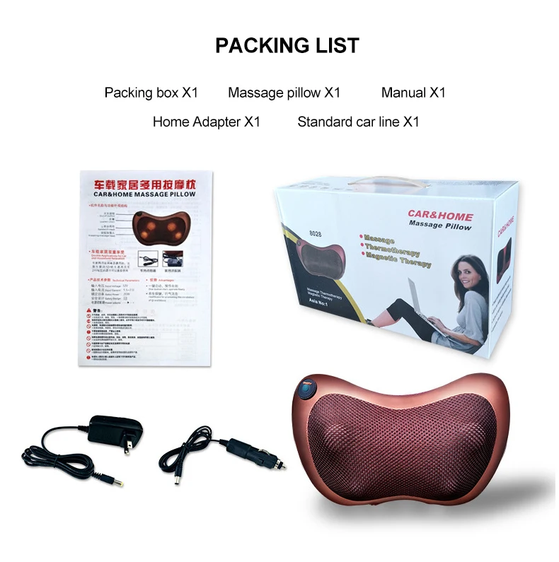 Hot Selling Body Massager Relaxation Body Remote Control Cervical Vertebra Massager for Neck Massage Pillow