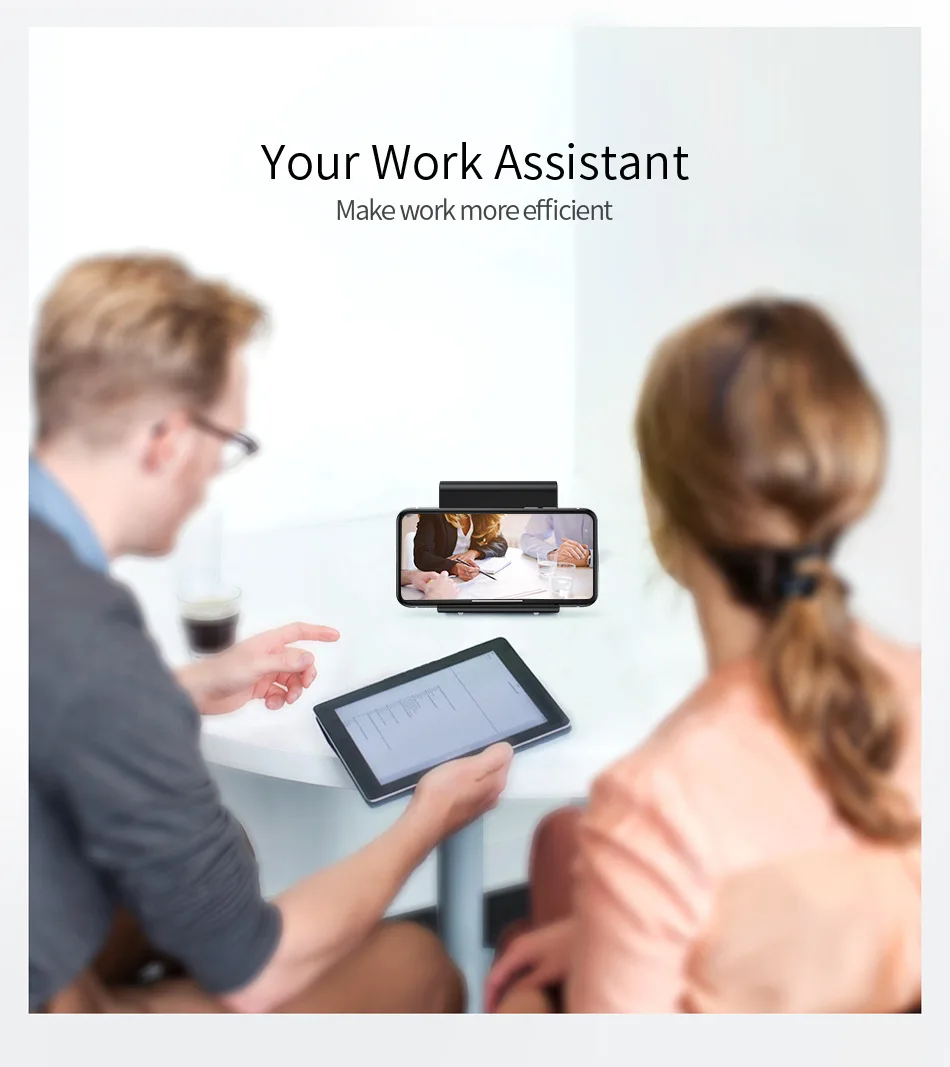 customised office gifts adjustable tablet PC cell Phone holder with logo