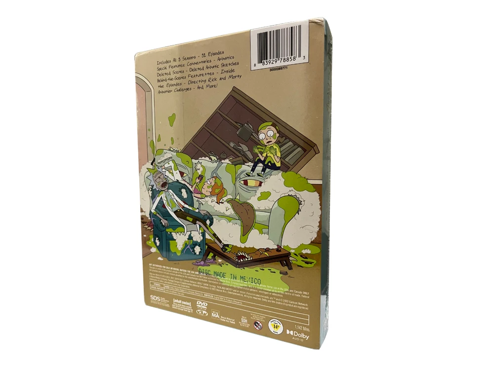 Rick and Morty the complete seasons 1-5 10dvd discs high quality eBay Amazon best selling DVD movies TV series wholesale dvds