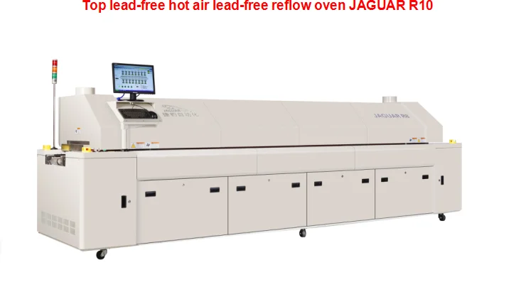 Factory direct sales  Ten- Zone Lead-Free Hot Air SMT Reflow Soldering Machine R10 New Automatic  for SMT production line