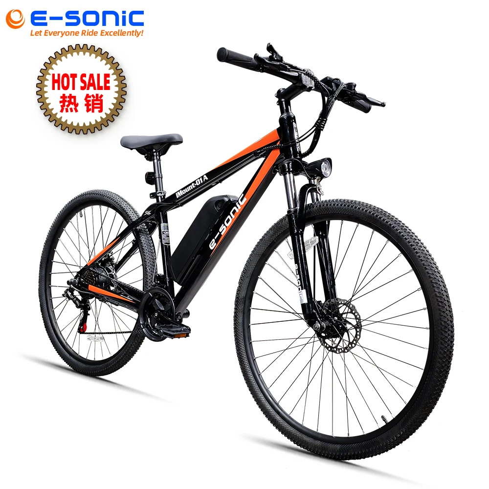 New E-SONIC Brand 29 inch great mountain e-bike 36v 10Ah Lithium Battery 21 speed ebike 250W electric MTB bicycles for sale