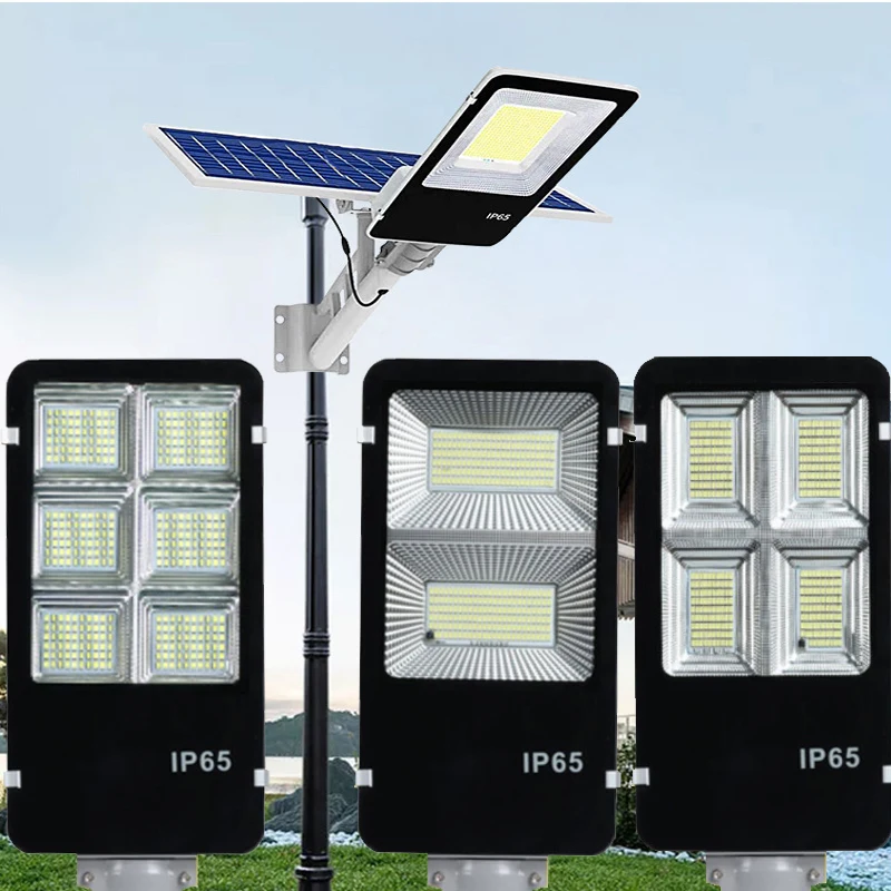 Hot sale products Remote control Ip65 waterproof outdoor SMD aluminum 100W led solar street light