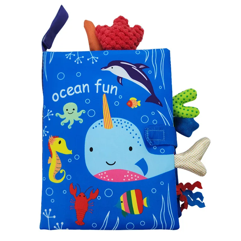 Baby toys Book Fabric Education cloth books baby Baby cloth book