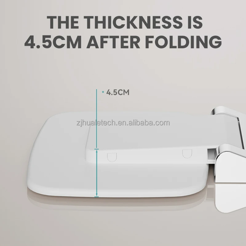 MT-002 New Modern Designed Wall mounted folding shower seat for  bathroom shower