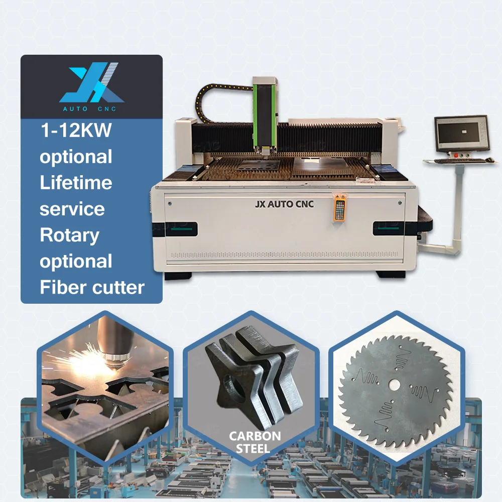 JX Fiber Laser 1000watt 2000 Watt Cutting Machine For Metal With Best Agent Price