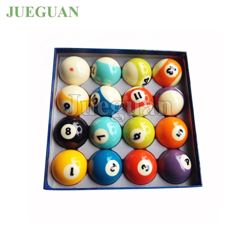 
Top quality 8A 57.2mm billiard ball accessories snooker pool balls with wholesale price 