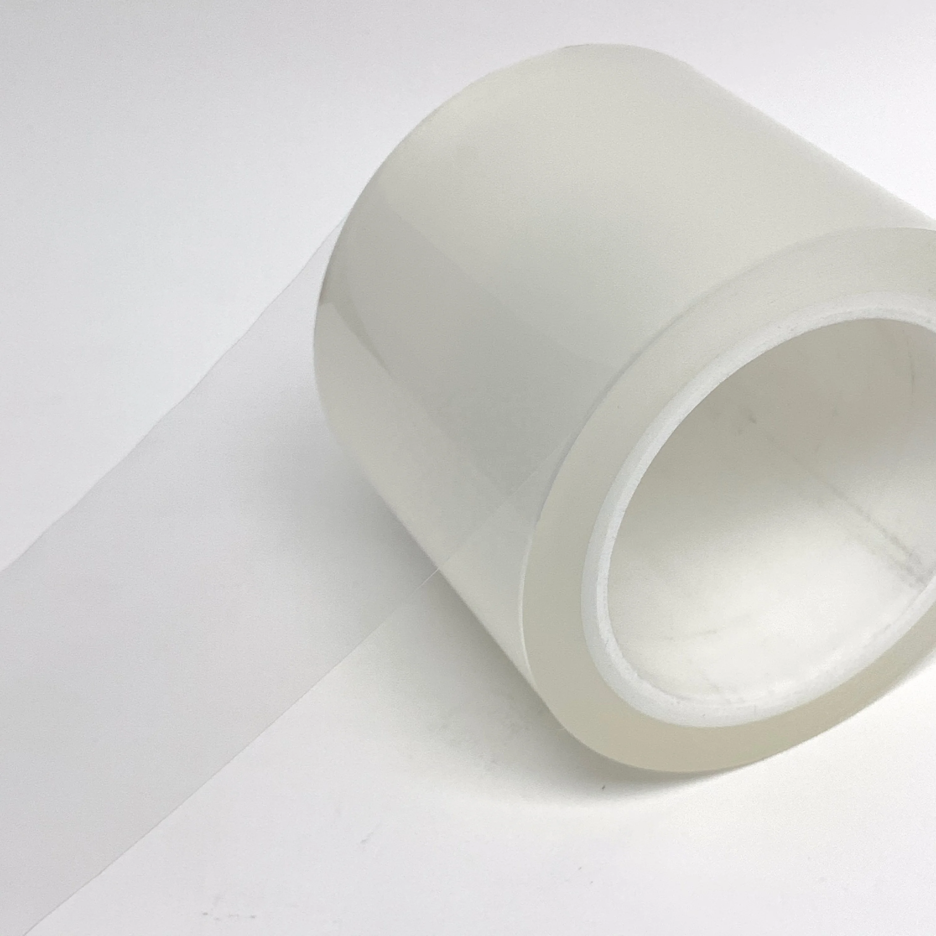 milky white Silicone Quality Control 43um pet film plastic rolls pet diffusion film plastic film packaging materials