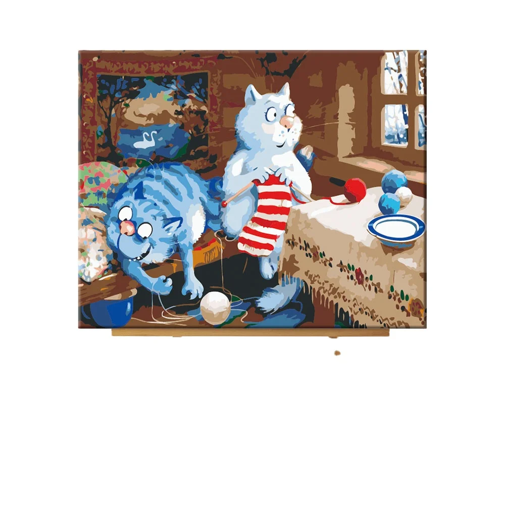 Cat Diy 5d Diamond Painting Animal Diamond Mural on Canvas Home Decor