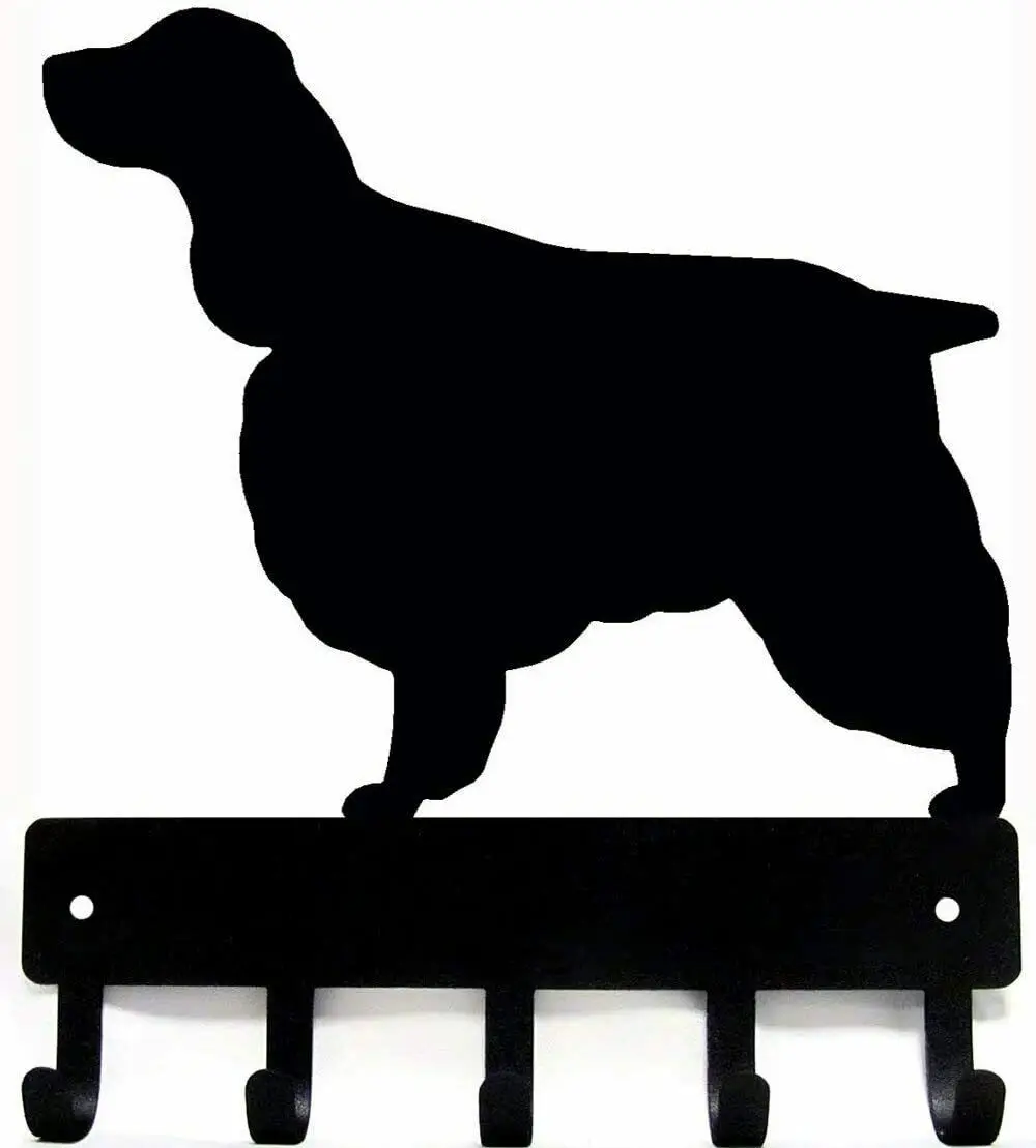 Yinfa English Springer Spaniel - Key Rack & Dog Leash Hanger Metal Wall Art TY2172