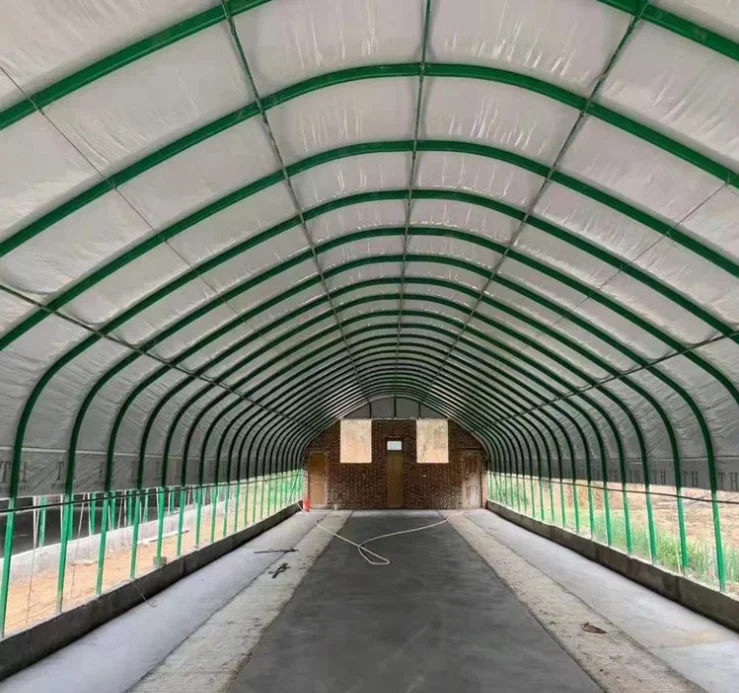 Low Cost Prefab Farm Shed Livestock Tent Cow House Building Cattle Dairy Animal Shelter