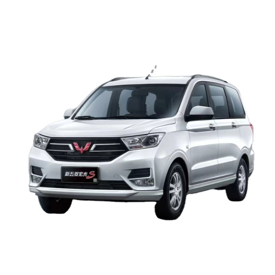 Hot Sale Wuling Mini Bus Hongguang S 1.5l 99ps 6 Speed Manual 7 Seats Cheap Passenger Car Petrol Van Used Cars For Sale