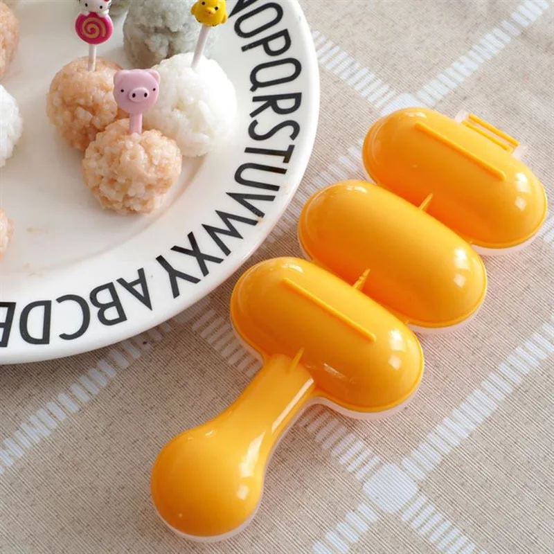 Creative Rice Ball Molds Sushi Mold Maker DIY Sushi Maker Rice Mold Kitchen Sushi Making Tools Accessories