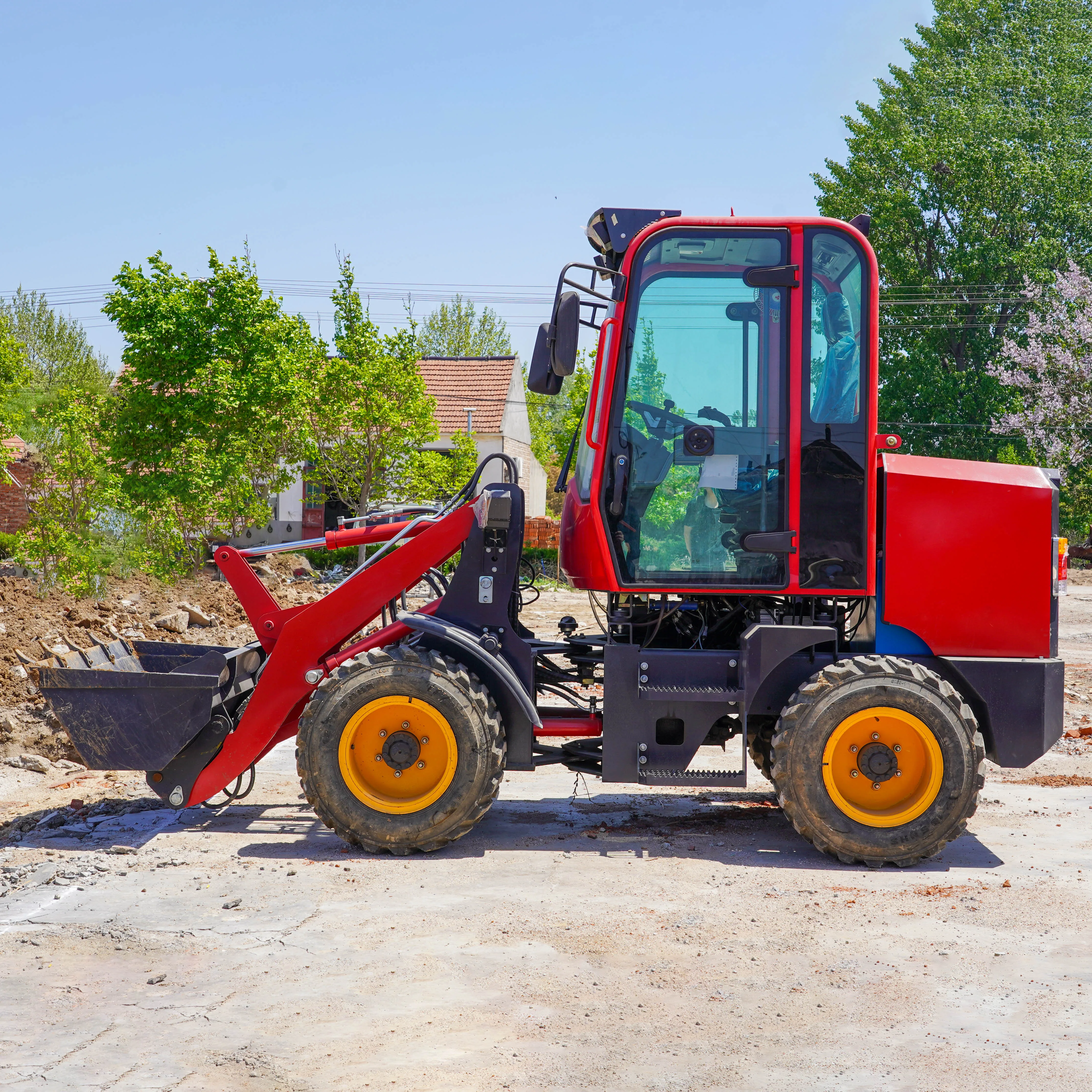 Multi-model Multi-functional Articulated Electric Loader Earth Moving Machinery Agriculture