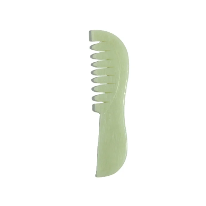Factory wholesale guasha tools long handle comb natural Xiuyu body facial eye massage tools can be customized
