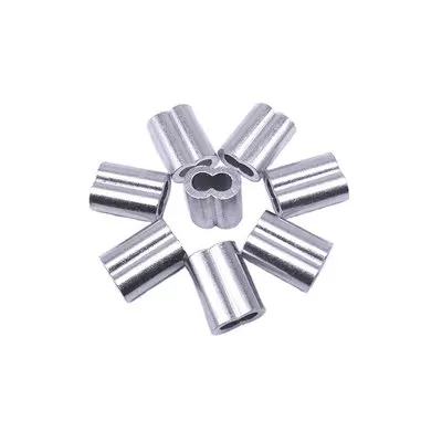 
Factory Prices Aluminium Primary Color Wire Rope Sleeve /Aluminium Ferrules for Wire Rope Fittings 