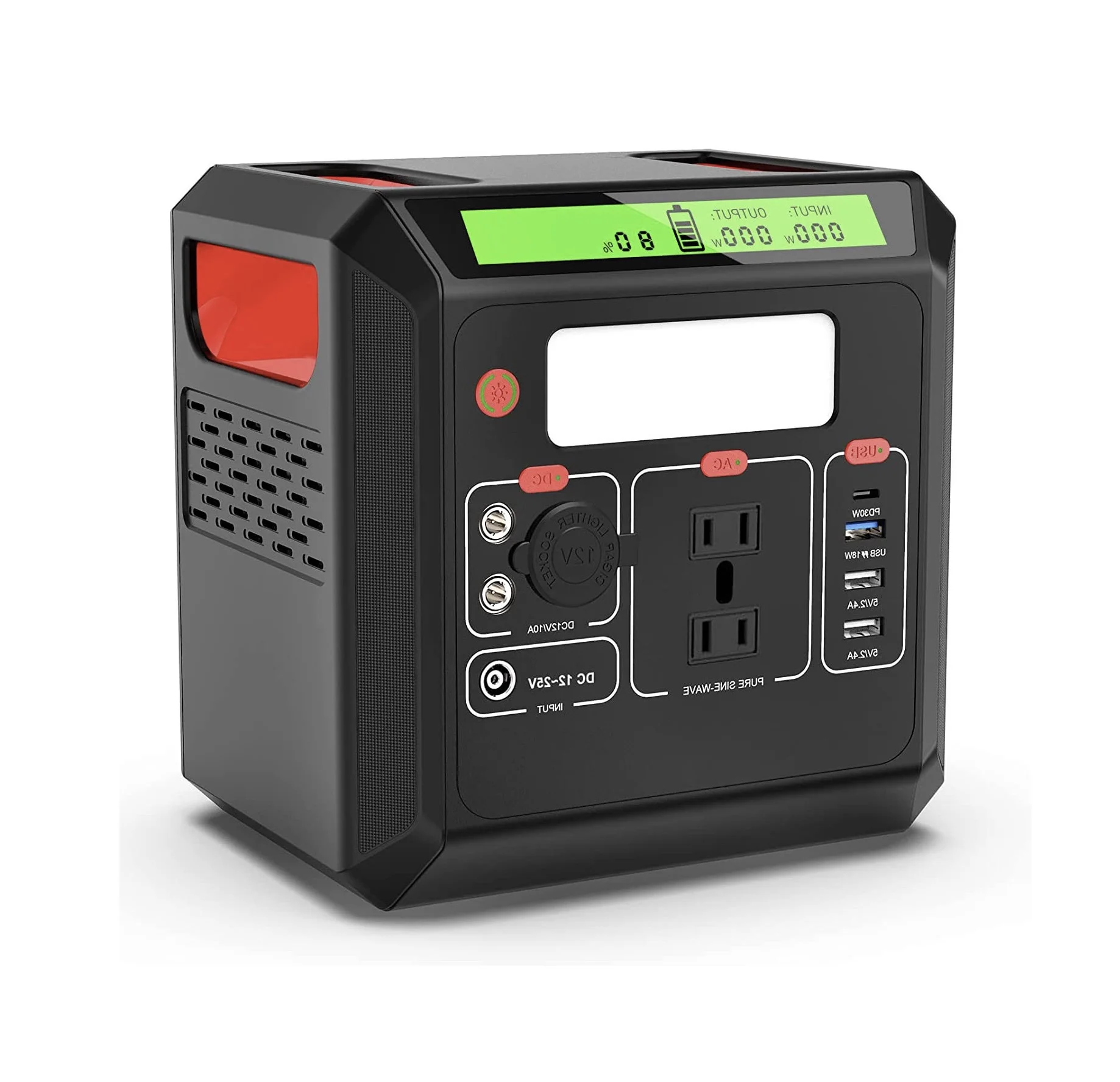 A31 Portable Power Station 500W AC110/220V Output PD Quick Charge 30W Power Station 500W