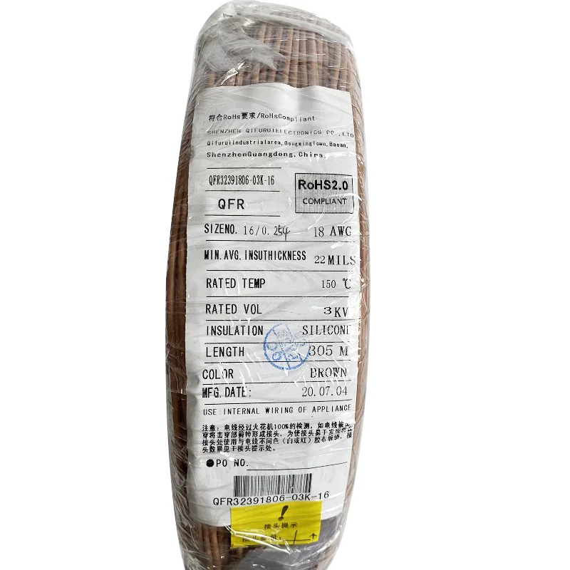 AWM 3239 26AWG 3KV-DC internal lead electrical wire for led light lamp