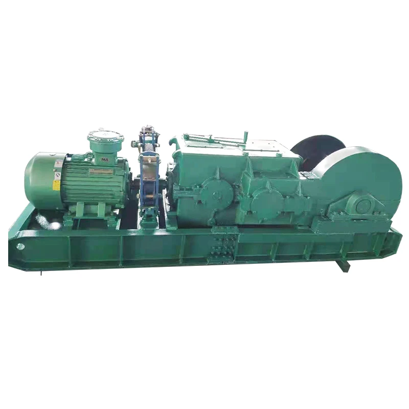 Fast Shipping Explosion Proof Cable Traction Winch Double Drum Motor Hoist Winch Remote Lifting Equipment