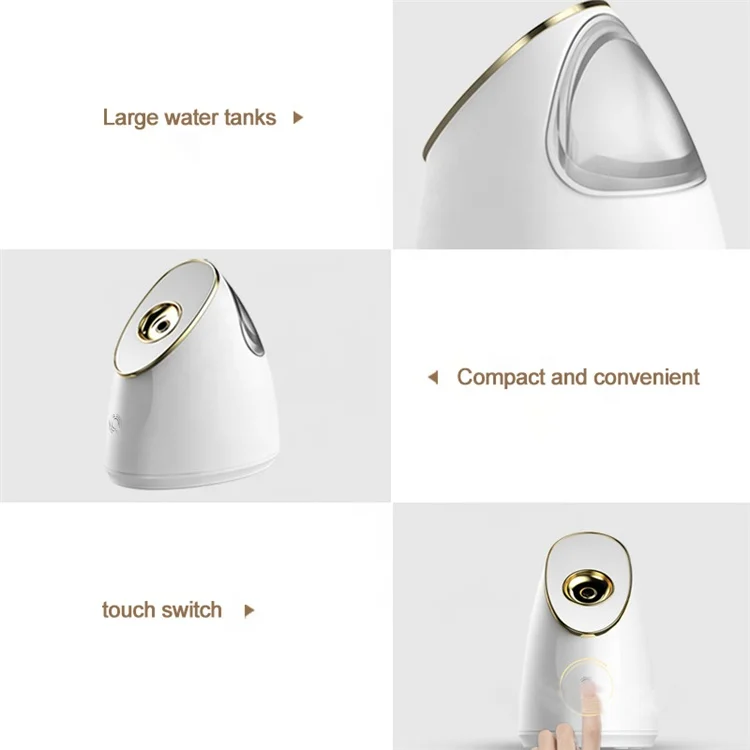 
Best Home Professional Skin Care 100 ML Beauty Mist Face Deep Cleansing Moisturizing Nano Ionic Facial Steamer 