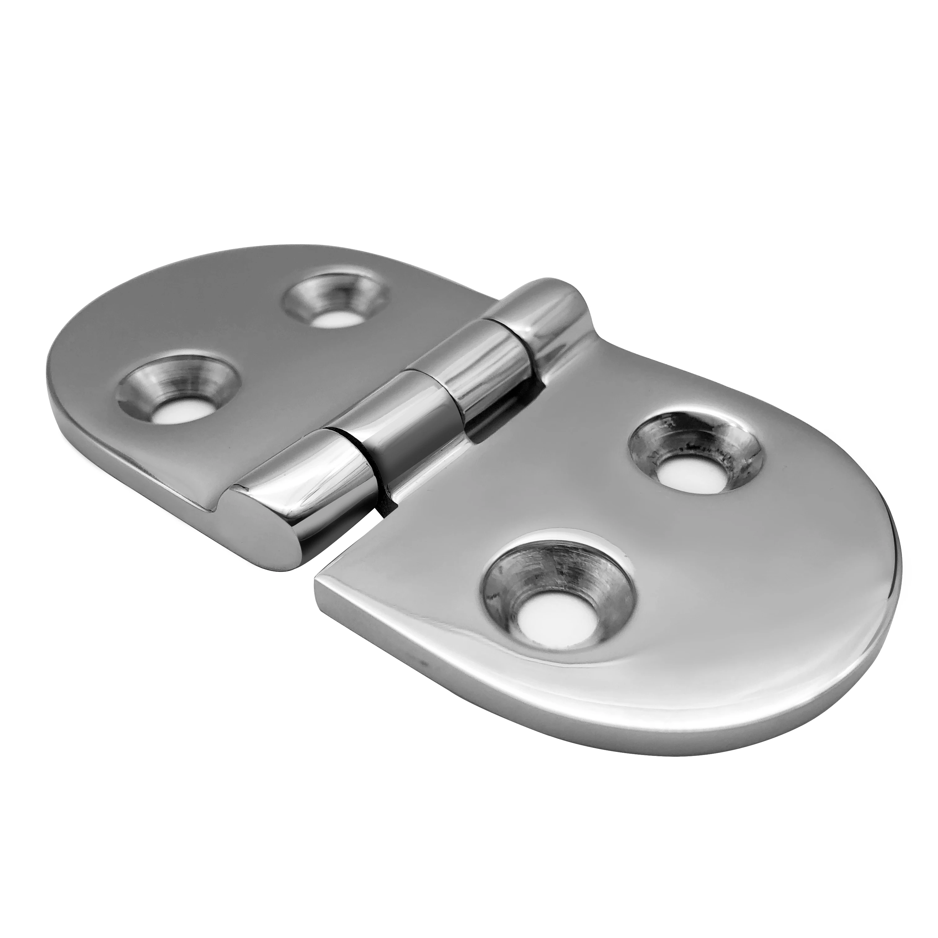 Best Selling 316 Stainless Steel Mirror Polished Hatch Boat Folding Hinge For Doors Casting for Ship
