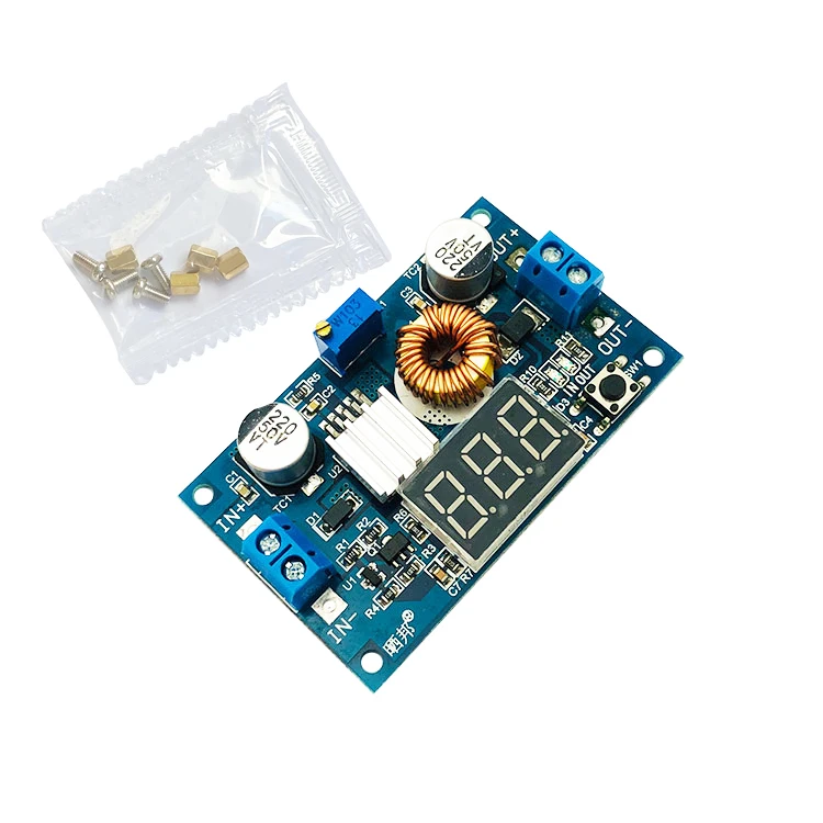 Output 4-38V Input 1.25-36V Big Power 75W XL4015 With Digital Display DC-DC Adjustable Buck Power Module