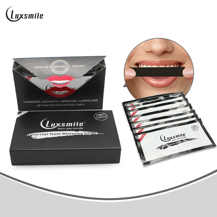 
Wholesale Activated 3D Charcoal teeth whitening strips for teeth bleaching bamboo teeth whitening strips 