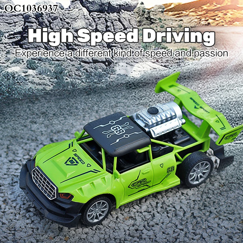 Hot selling cool 5CH rc kids remote control stunt car toy with mist spray