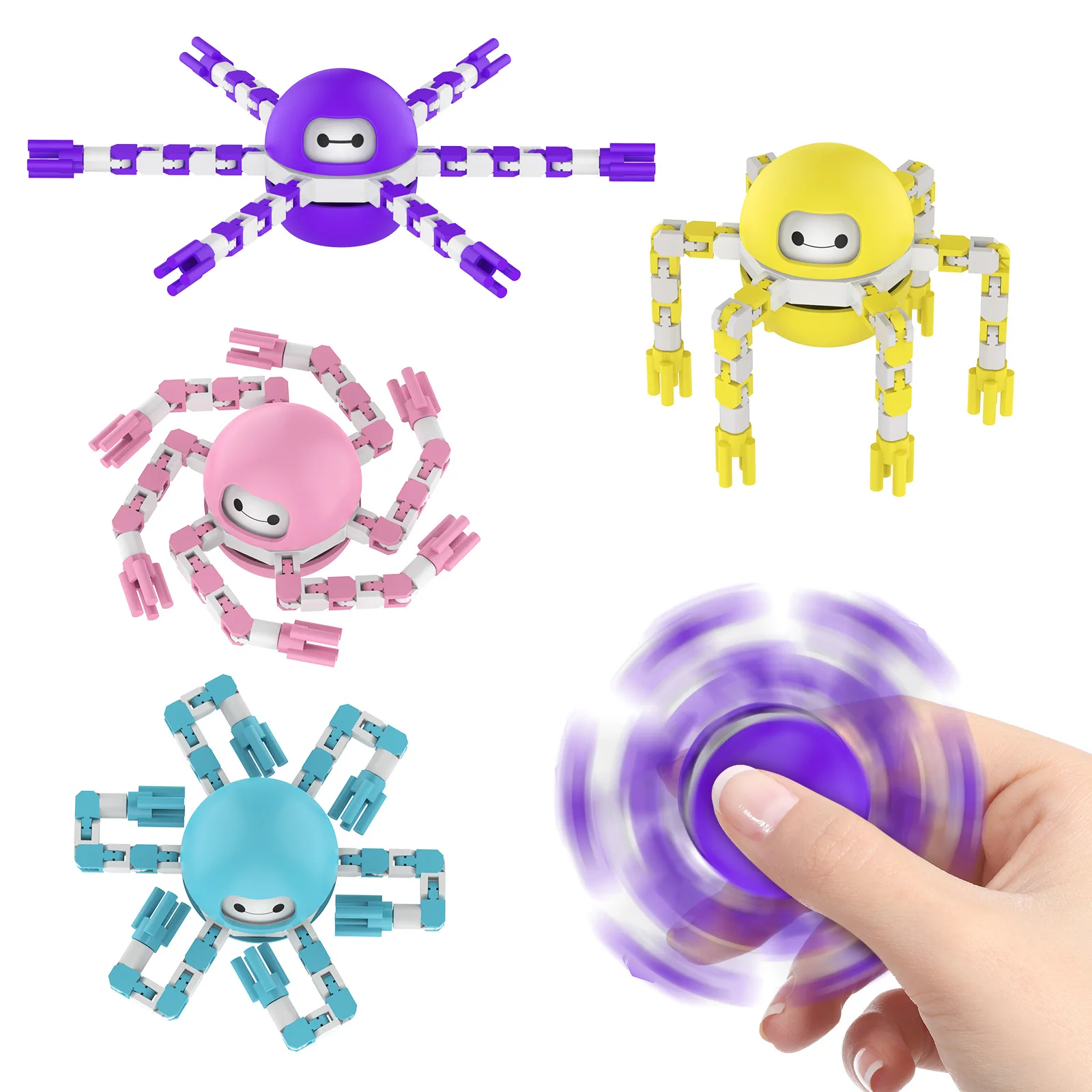 Wholesale kids safe fingertip mechanical gyro reduce pressure spinning top creative popular toy