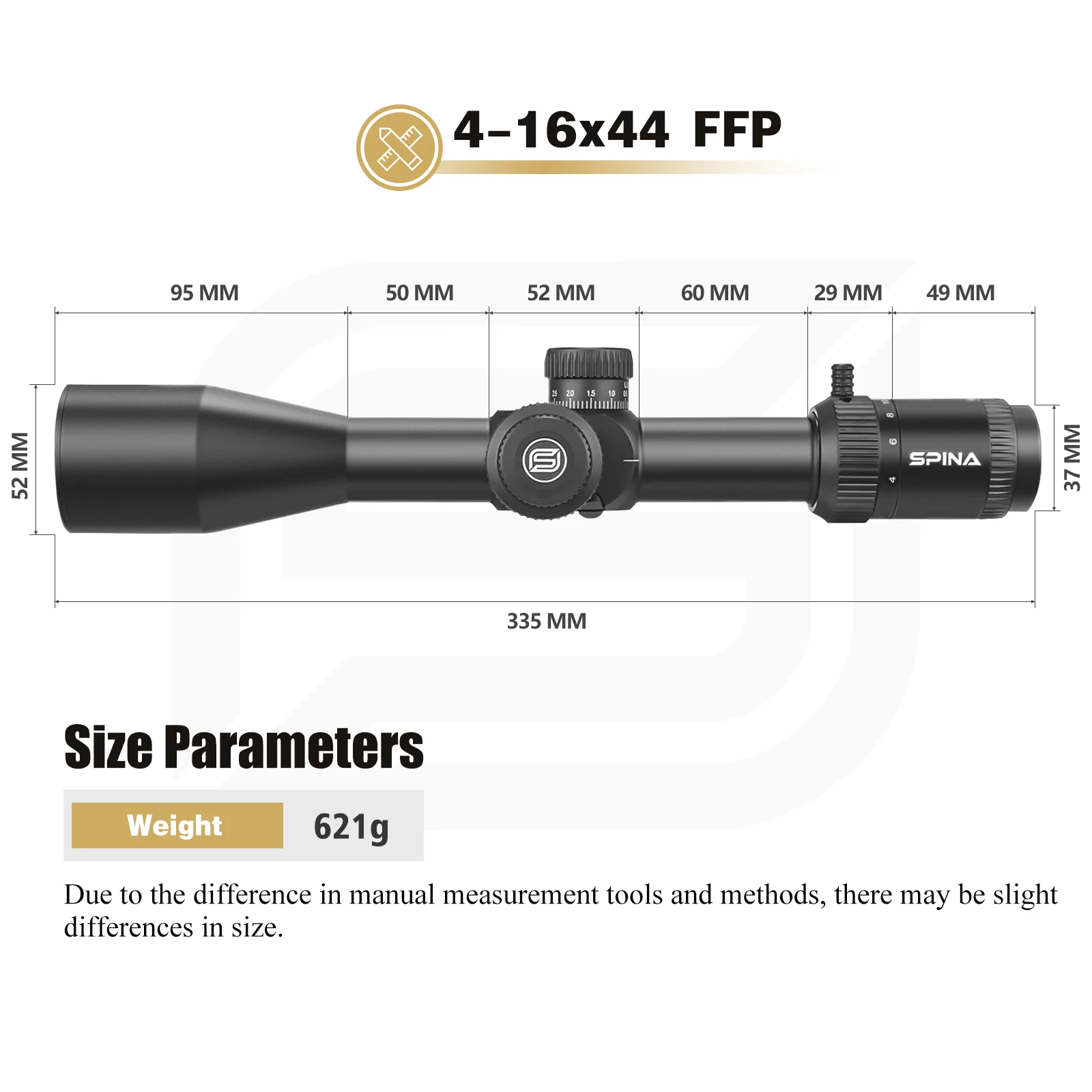 OEM Reticle Long Range 4-16x44 FFP ИК светящийся тактический охотничий прицел от производителей