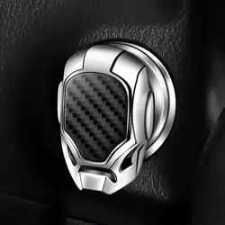 Iron Man Carbon Fiber Start Stop Cover Interior Engine Ignition Push Button Cover For Different Car Brands