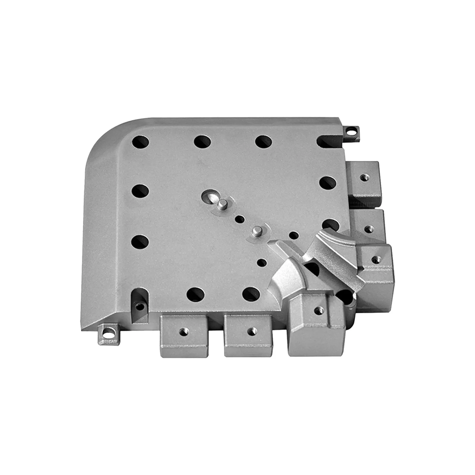 The manufacturer accepts the aluminum alloy die-casting shot blasting table base connector for CNC machining