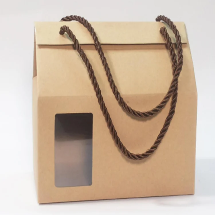 Luxury Custom Biodegradable Chocolates Bottle Wallet Scarf Transparent Window Kraft Paper Packaging Boxes