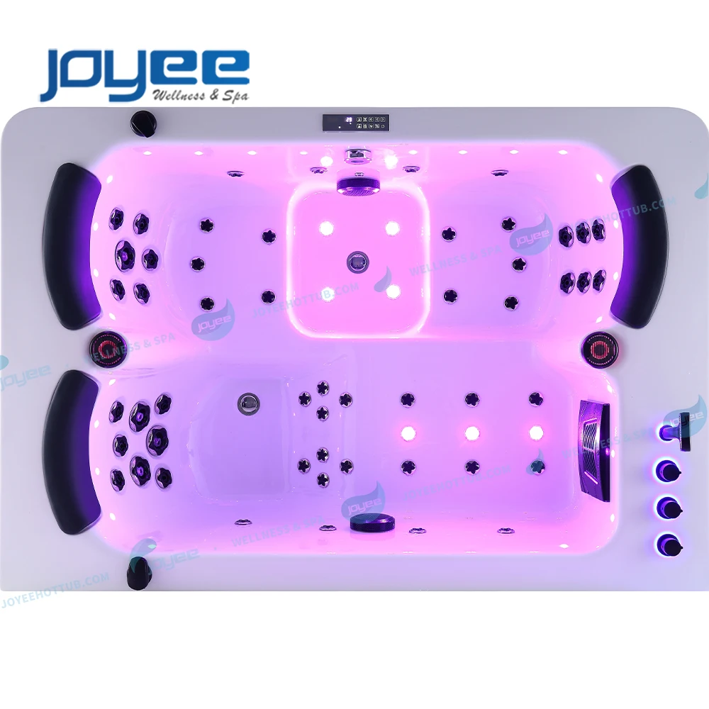 JOYEE Wholesale Control Indoor Spa 3 Person Balboa Hot Tub Spa Indoor Spa Big Massage Bathtub Whirlpool Acrylic Jacuzzier