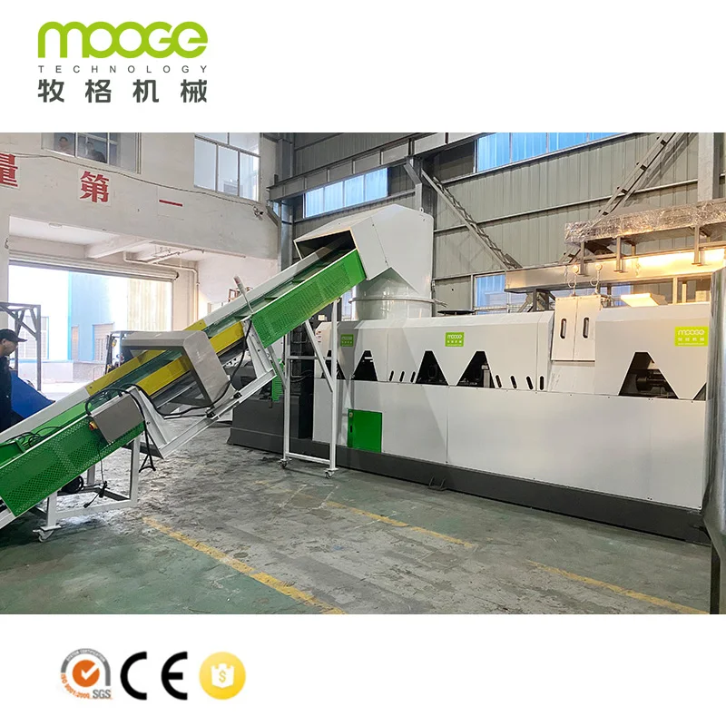 Mini Extruder Pellet Pelletizing Plastic Bag Making Machine Recycling Granulator