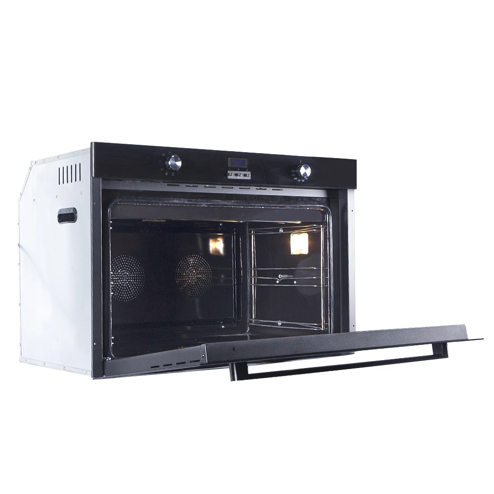 Gexiang OEM Customization 126L Stainless Steel 3100W Kitchen Built in Pizza Biscuit Wall Electric Oven with Electronic Timer